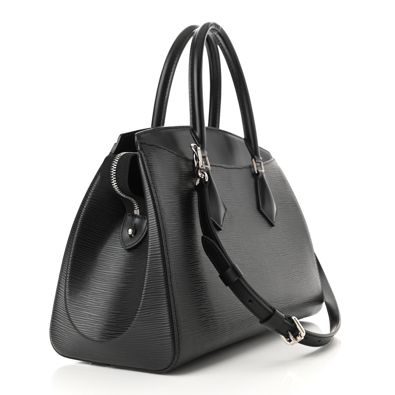 Louis Vuitton Epi Soufflot MM Black 3 of 9