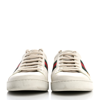 Gucci X SEGA Calfskin Ayers Web Guccy Womens Ace Sneakers 39.5 White 3 of 11