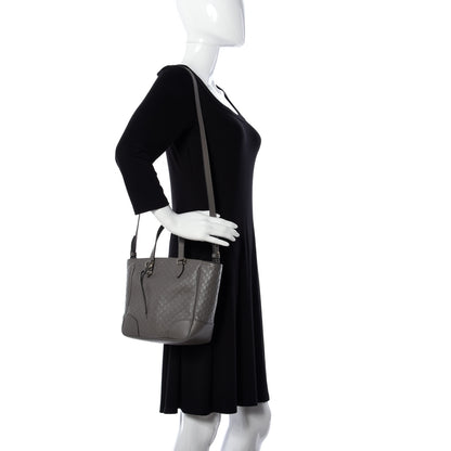 Gucci Microguccissima Small Bree Tote Graphite 2 of 10
