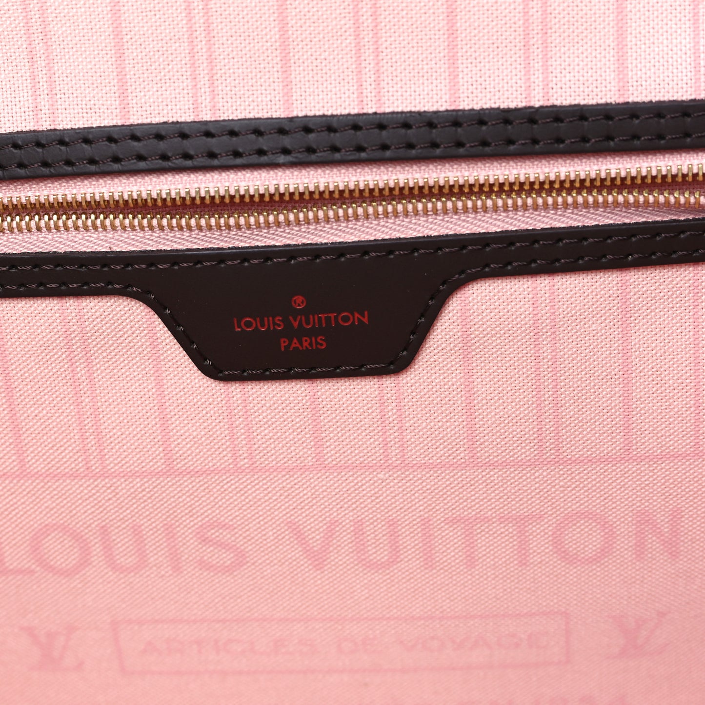 Damier Ebene Neo Neverfull MM Rose Ballerine