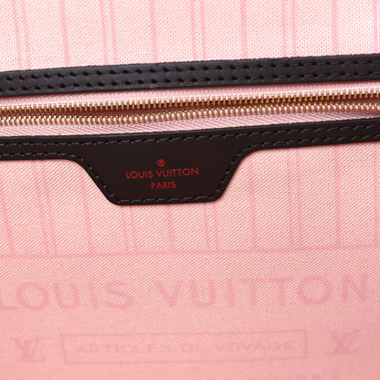 Louis Vuitton Damier Ebene Neo Neverfull MM Rose Ballerine 6 of 12