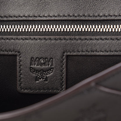 MCM Calfskin Ottomar Essential Flap Shoulder Bag Black 6 of 9