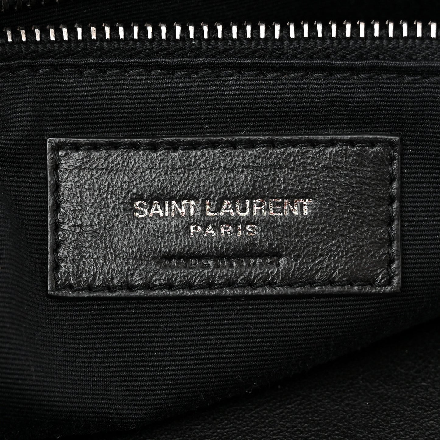 Crinkled Calfskin Matelasse Monogram Medium Niki Chain Satchel Black