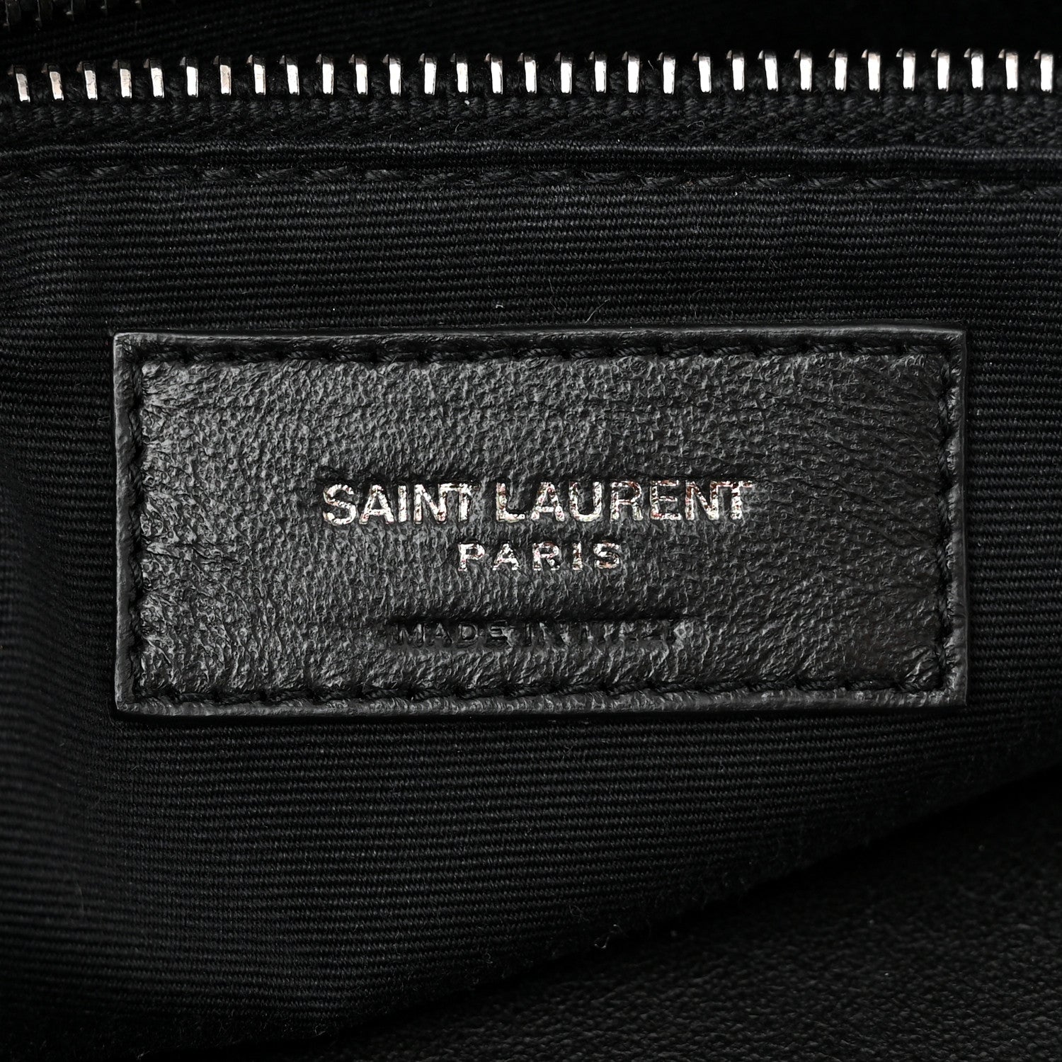 Saint Laurent Crinkled Calfskin Matelasse Monogram Medium Niki Chain Satchel Black 6 of 10
