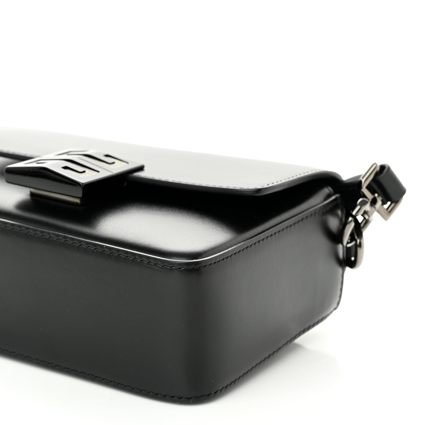 Box Calfskin Small 4G Cube Chain Shoulder Bag Black