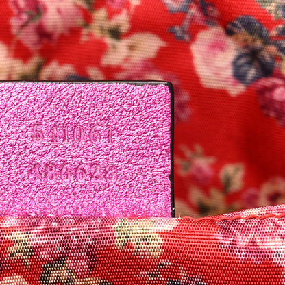 Gucci Laminated Nappa Trapuntata Small Zumi Shoulder Bag Fuxia 7 of 15