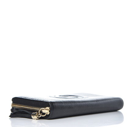 Gucci Calfskin Soho Zip Around Wallet Black 4 of 9