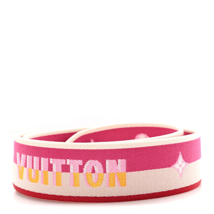 Louis Vuitton Jacquard Speedy Bandouliere 20 Shoulder Strap Fuchsia 2 of 3
