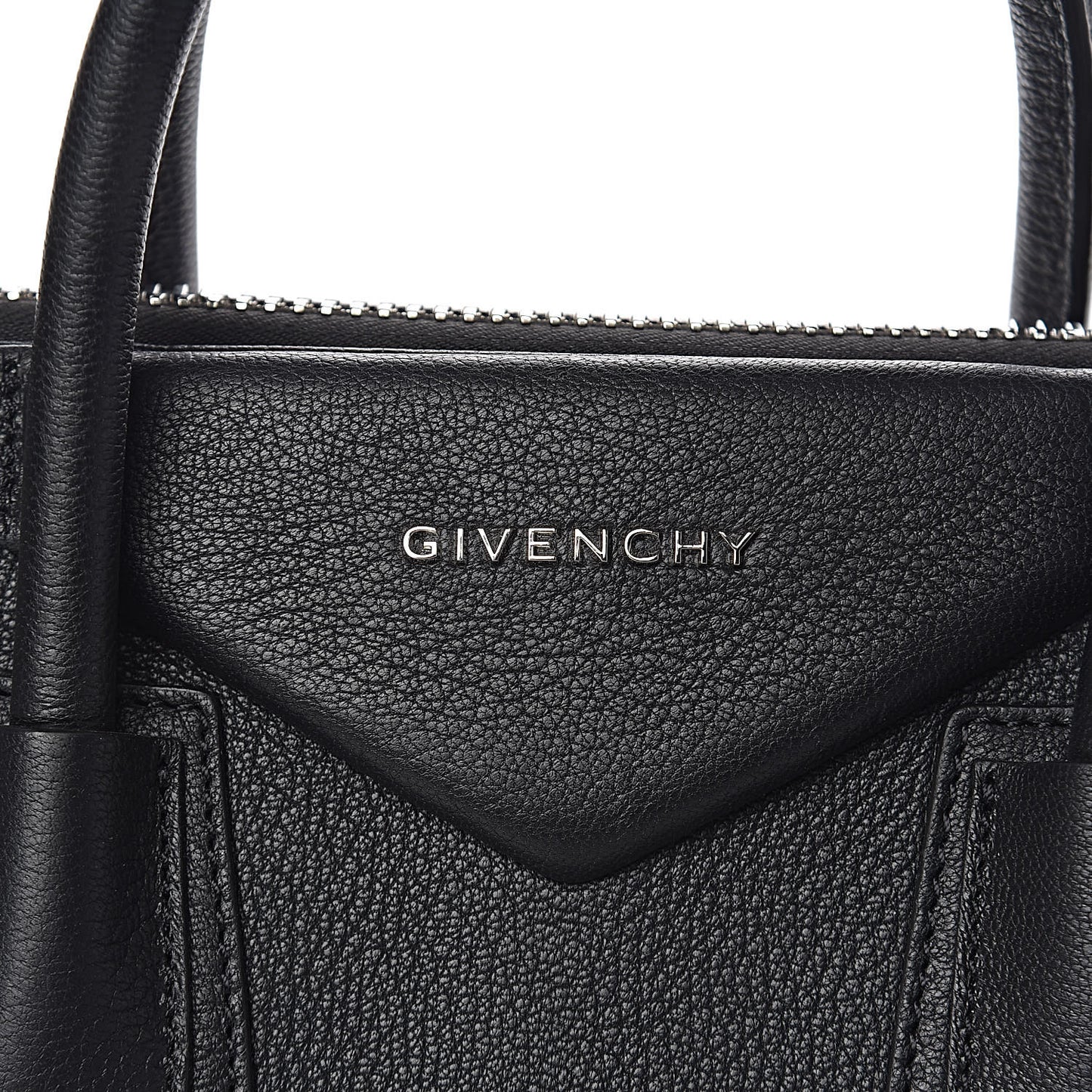 Sugar Goatskin Medium Antigona Black
