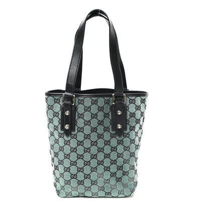 Gucci Monogram Tote Bag Green 1 of 10