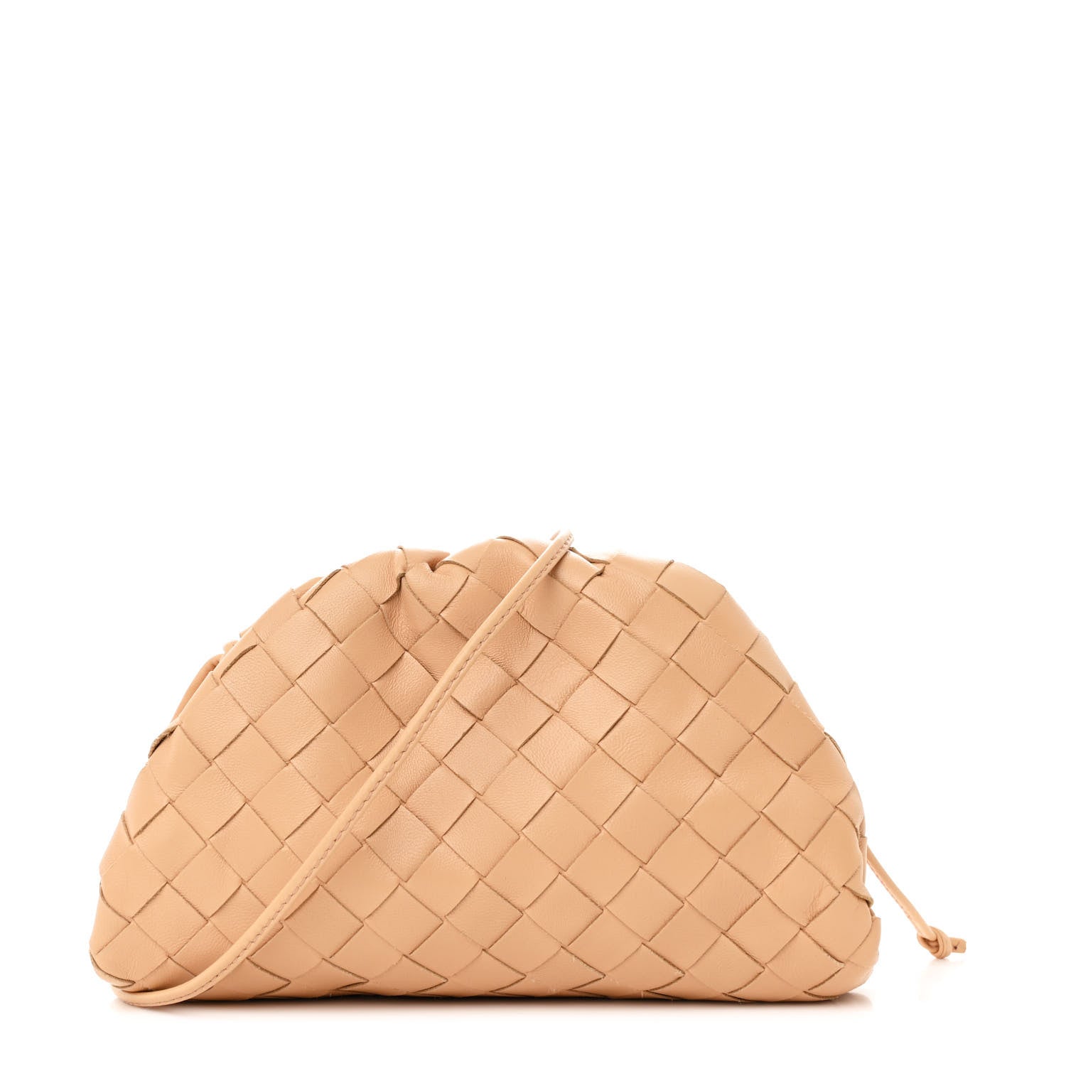 Bottega Veneta Nappa Intrecciato The Mini Pouch Almond 1 of 10