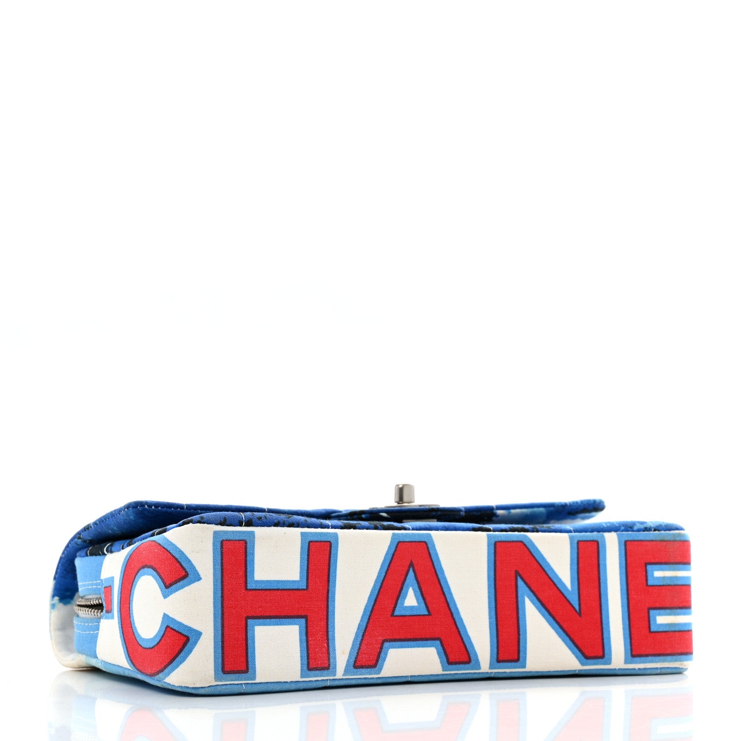 Chanel Canvas Square Quilted Surf Flap Multicolor 4 of 12