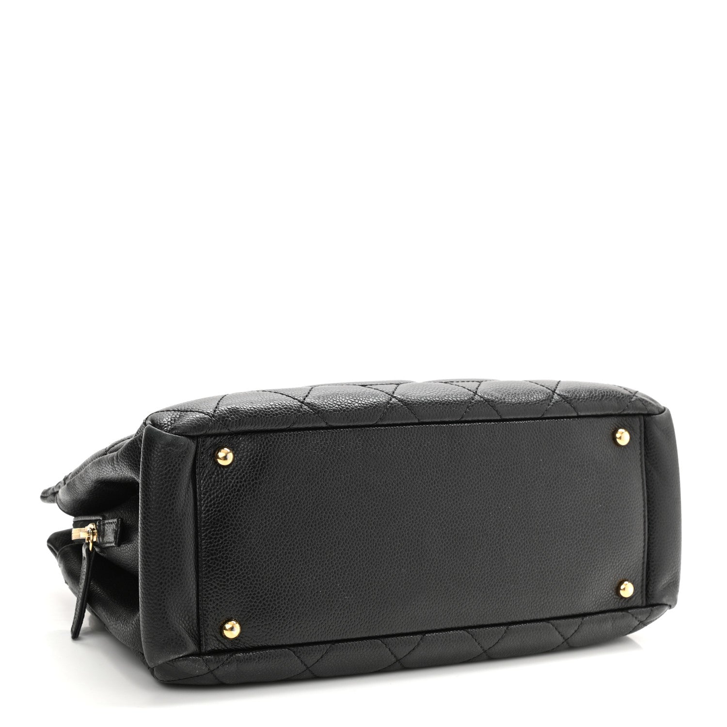 Chanel Caviar Quilted CC Timeless Soft Tote Black 4 of 11