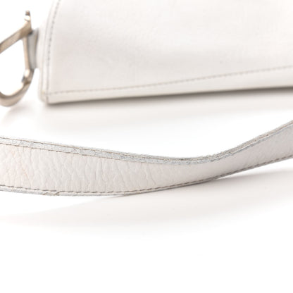 Christian Dior Calfskin Saddle Bag White 13 of 14