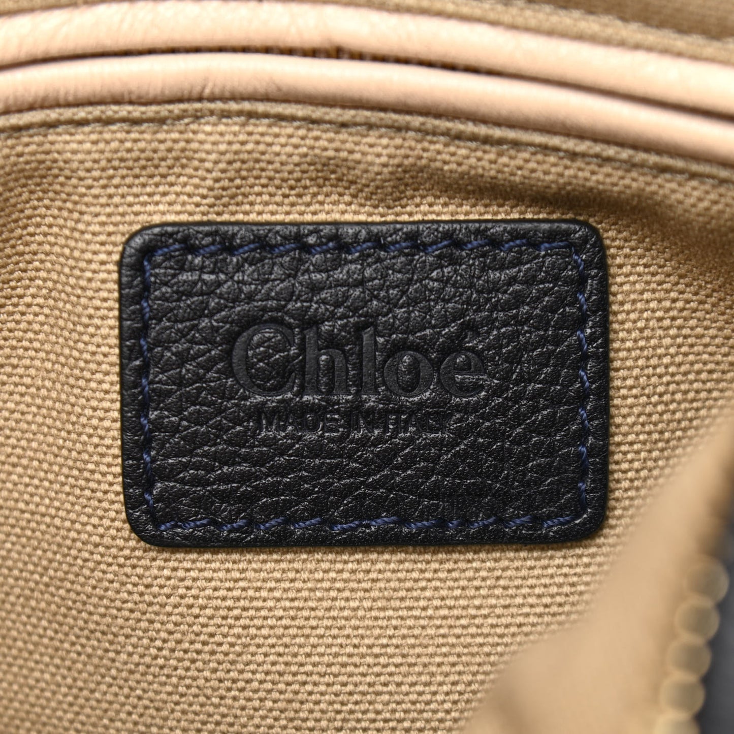 Suede Calfskin Fringe Medium Paraty Navy