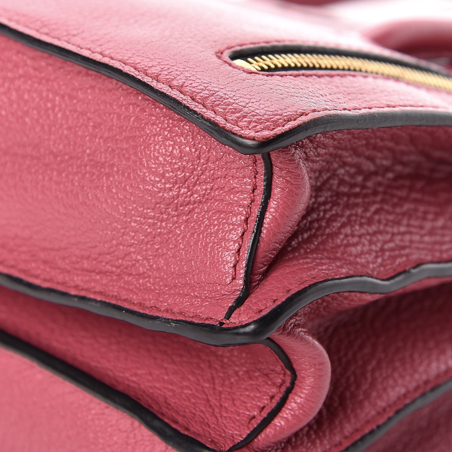 Miu Miu Goatskin Madras Tote Peonia 11 of 12