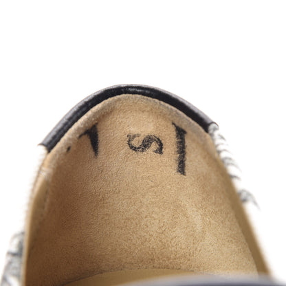 Hermes Cotton Canvas Printed Equateur Kick Slip On Sneakers 37.5 White 10 of 12