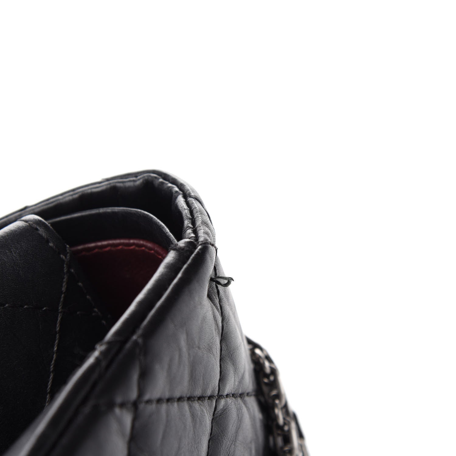 Chanel Aged Calfskin Quilted 2.55 Reissue 227 Flap Black 8 of 13