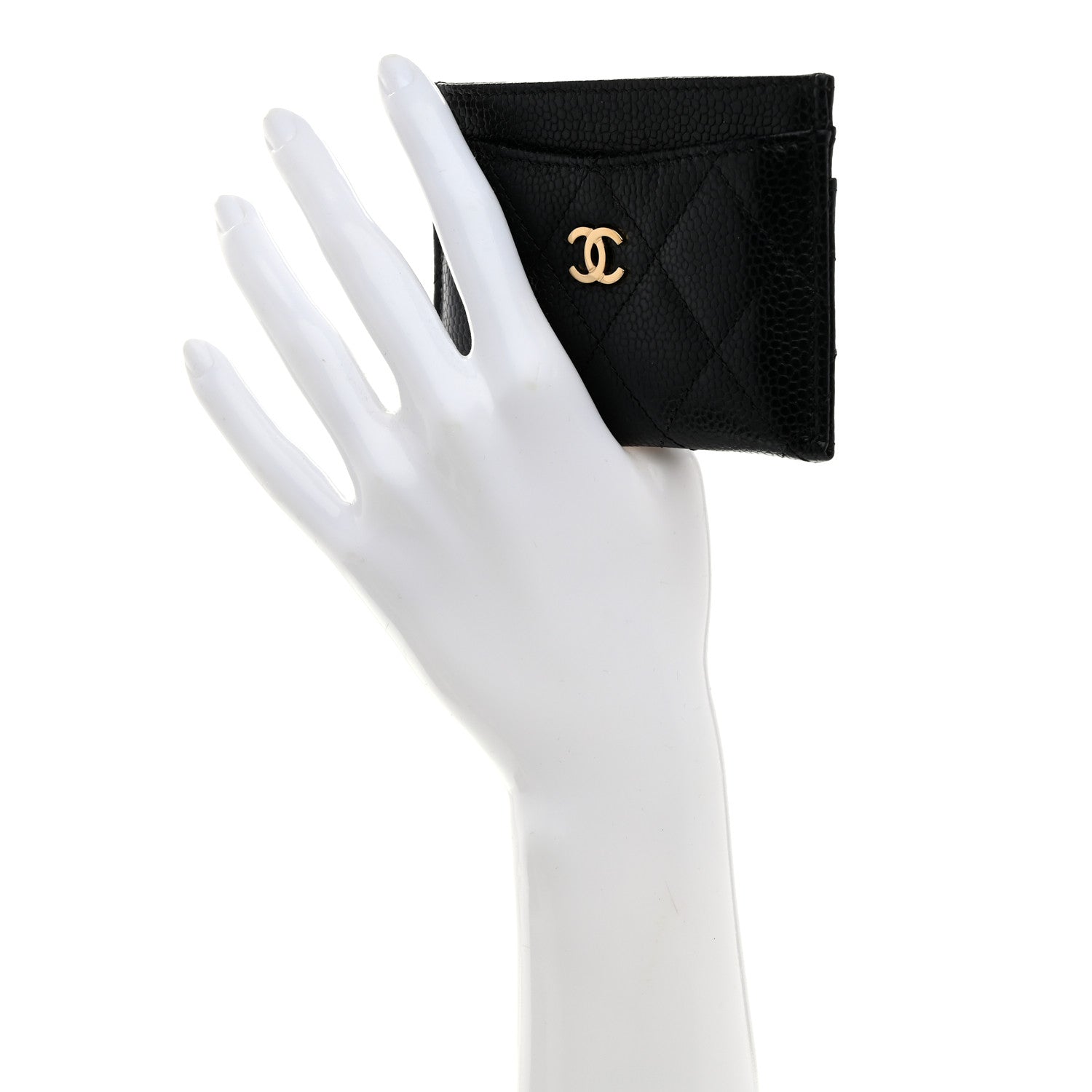 Chanel Caviar Quilted Card Holder Black 2 of 9