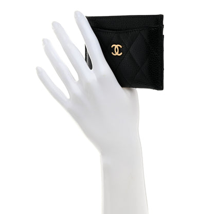 Chanel Caviar Quilted Card Holder Black 2 of 9