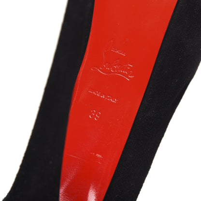Christian Louboutin Suede Daf Booty 160 Ankle Boots 39 Black 9 of 9