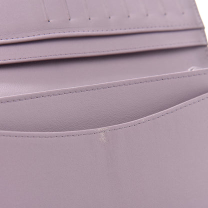 Chanel Lambskin Quilted Yen Wallet Light Purple 10 of 11