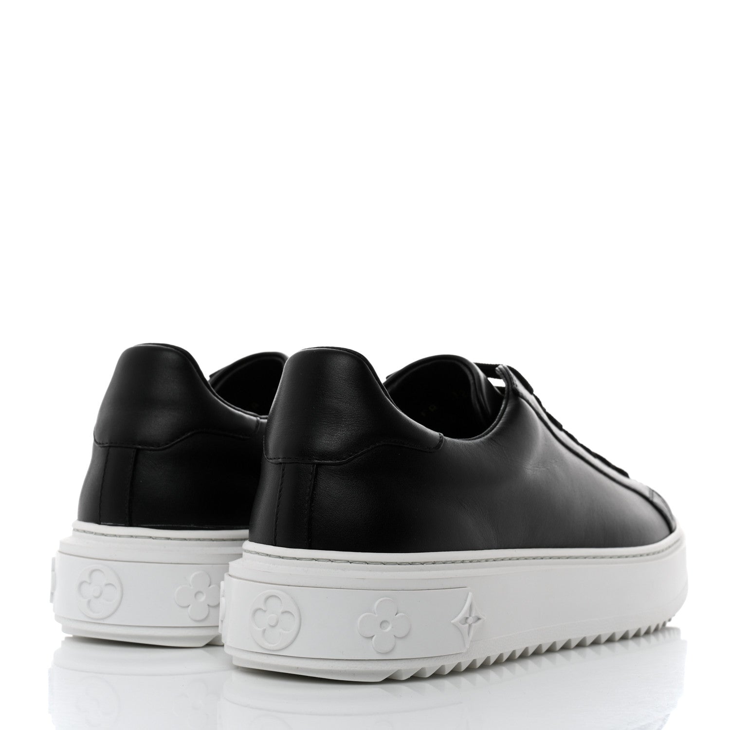 Louis Vuitton Calfskin Time Out Sneakers 41.5 Black 4 of 8