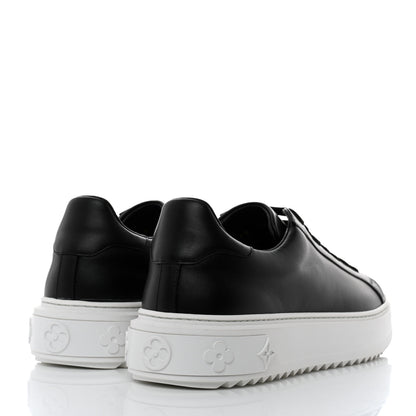 Louis Vuitton Calfskin Time Out Sneakers 41.5 Black 4 of 8