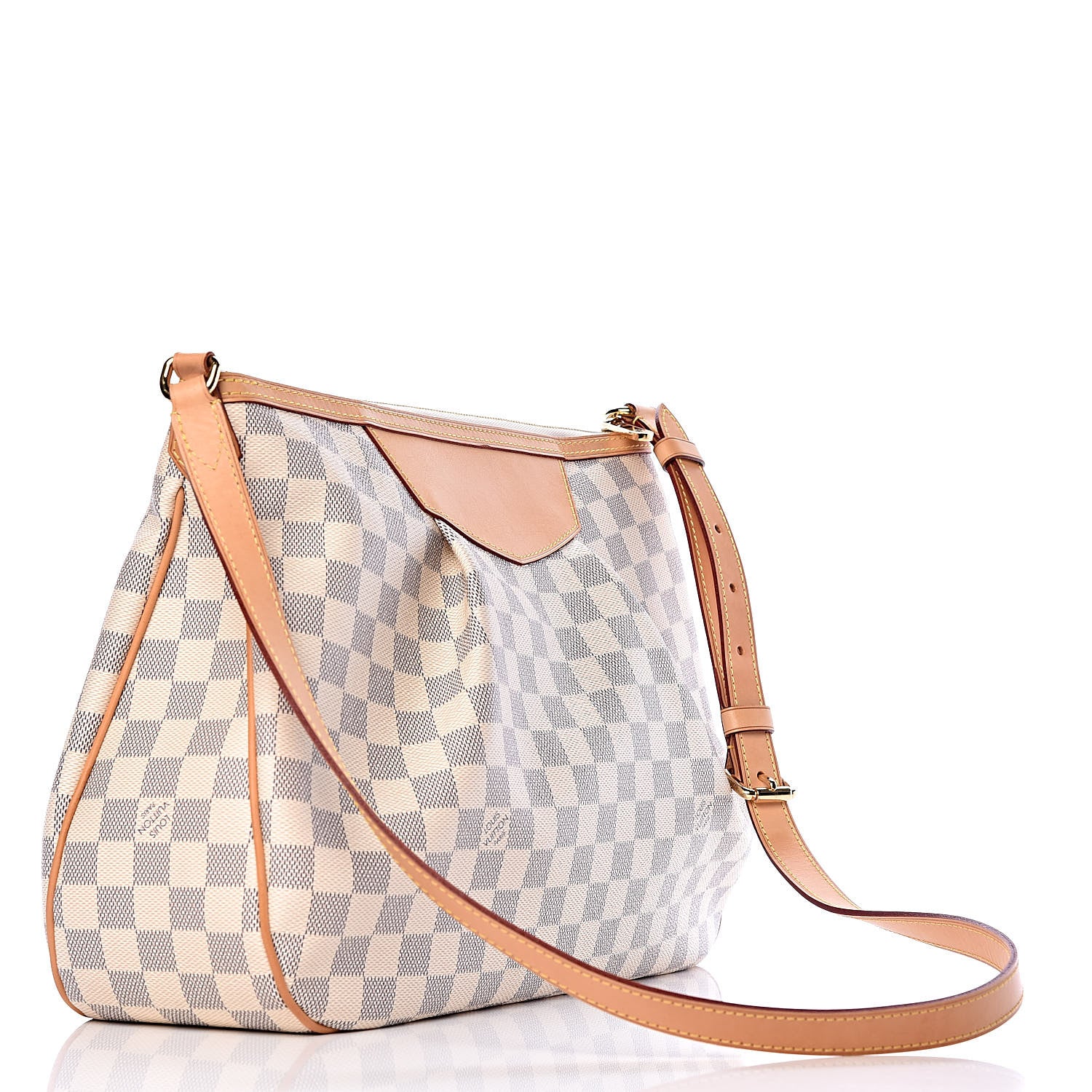 Louis Vuitton Damier Azur Siracusa MM 3 of 10