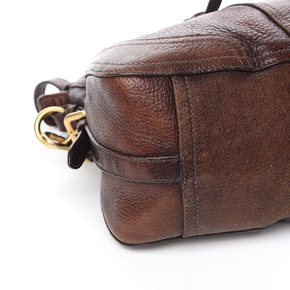 Prada Cervo Antik Bowler Brown 10 of 17