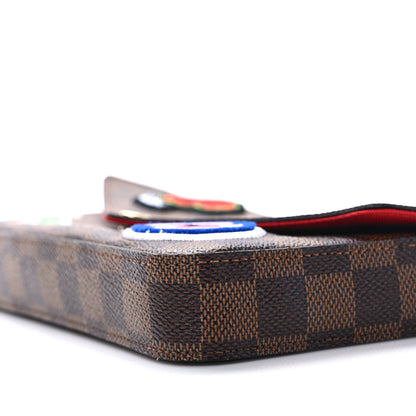 Louis Vuitton Damier Ebene LV Stories Pochette Felicie Chain Wallet 9 of 11