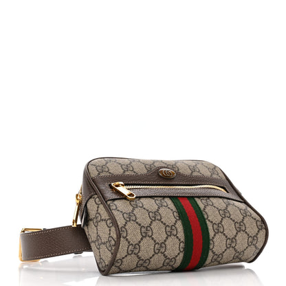 Gucci GG Supreme Monogram Web Small Ophidia Belt Bag 75 30 Dark Brown 4 of 10