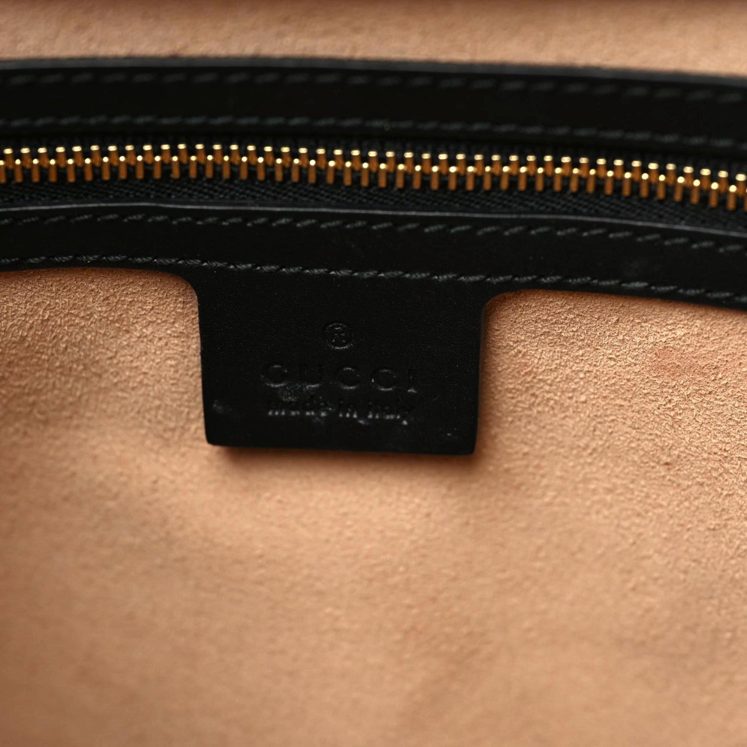 Gucci Suede Patent GG Web Medium Ophidia Top Handle Chain Nocciola Black 12 of 14