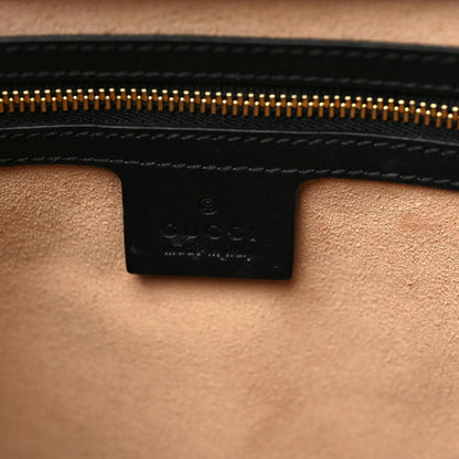 Gucci Suede Patent GG Web Medium Ophidia Top Handle Chain Nocciola Black 12 of 14