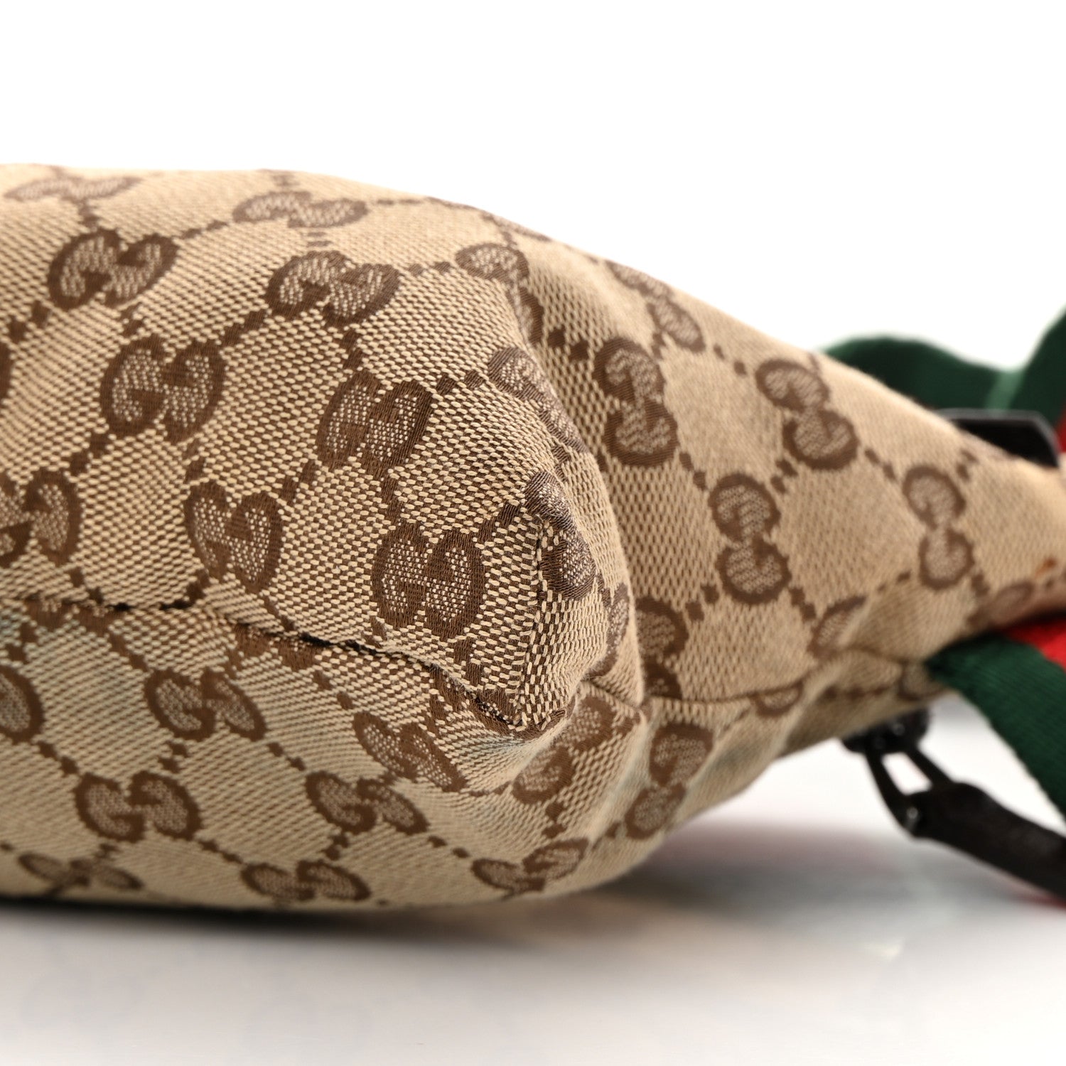 Gucci Monogram Web Belt Bag Dark Brown 12 of 17