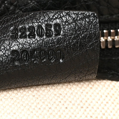 Gucci Pebbled Calfskin Medium Soho Messenger Bag Black 7 of 13