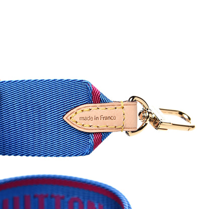 Louis Vuitton Nylon Bandouliere Shoulder Strap Blue Magenta 5 of 6