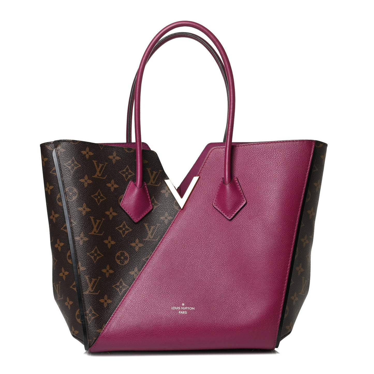 Calfskin Monogram Kimono Tote Grape