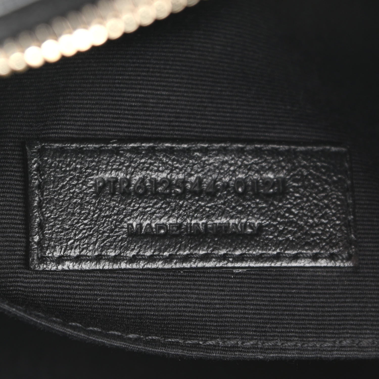 Saint Laurent Calfskin Matelasse Monogram Lou Camera Bag Black 7 of 12