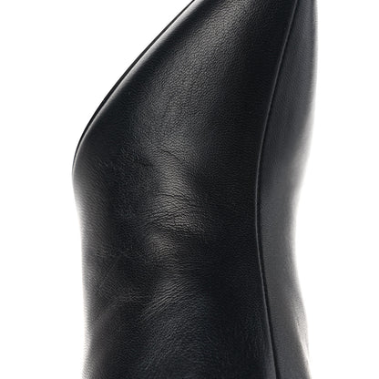Christian Dior Lambskin La Belle D Bow Ankle Boots 36.5 Black 9 of 9