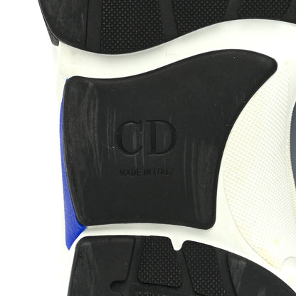 Christian Dior Technical Mesh Calfskin Mens B22 Sneakers 45 White Blue Grey 6 of 8
