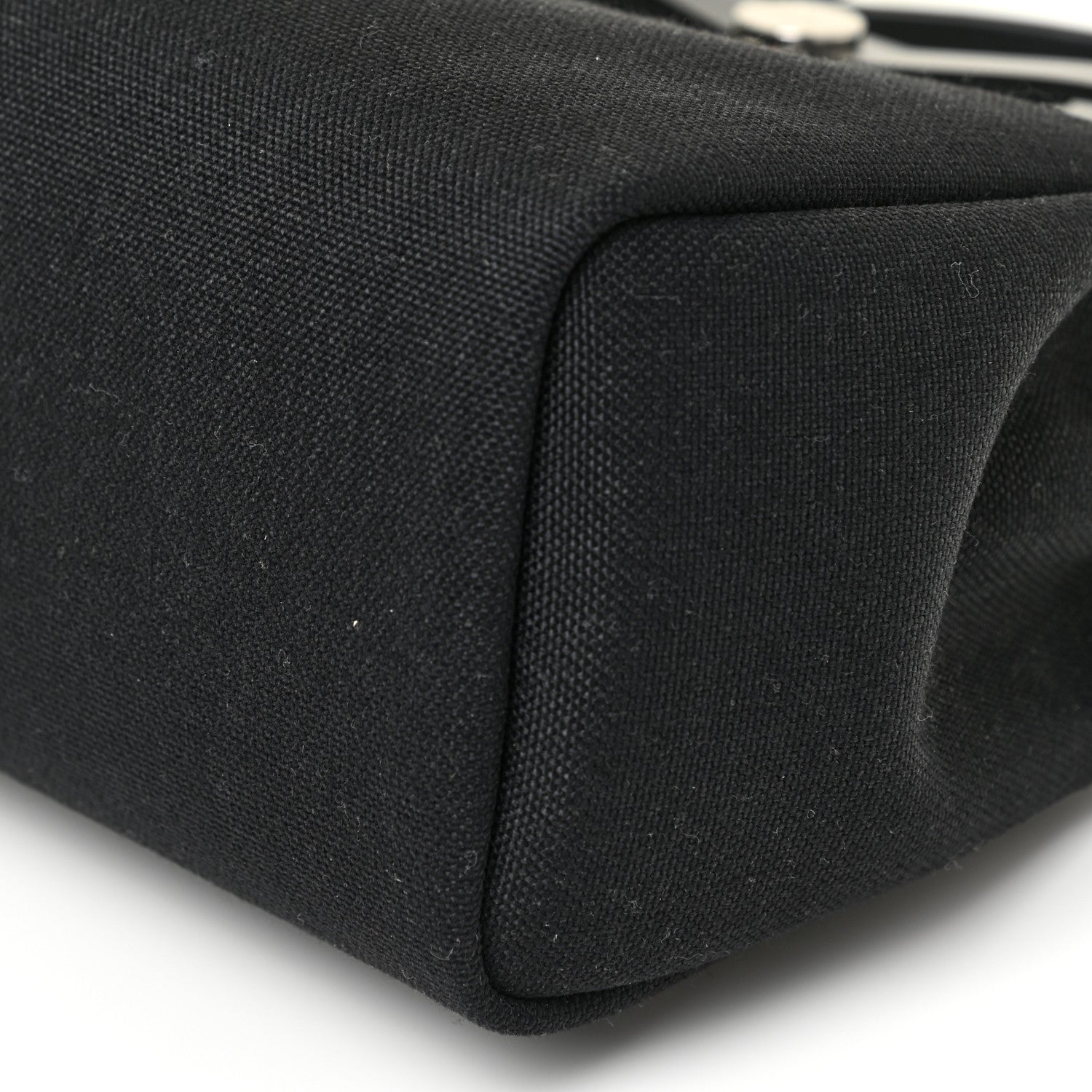 Hermes Military Toile Vache Hunter Herbag Zip PM 31 Black 10 of 11