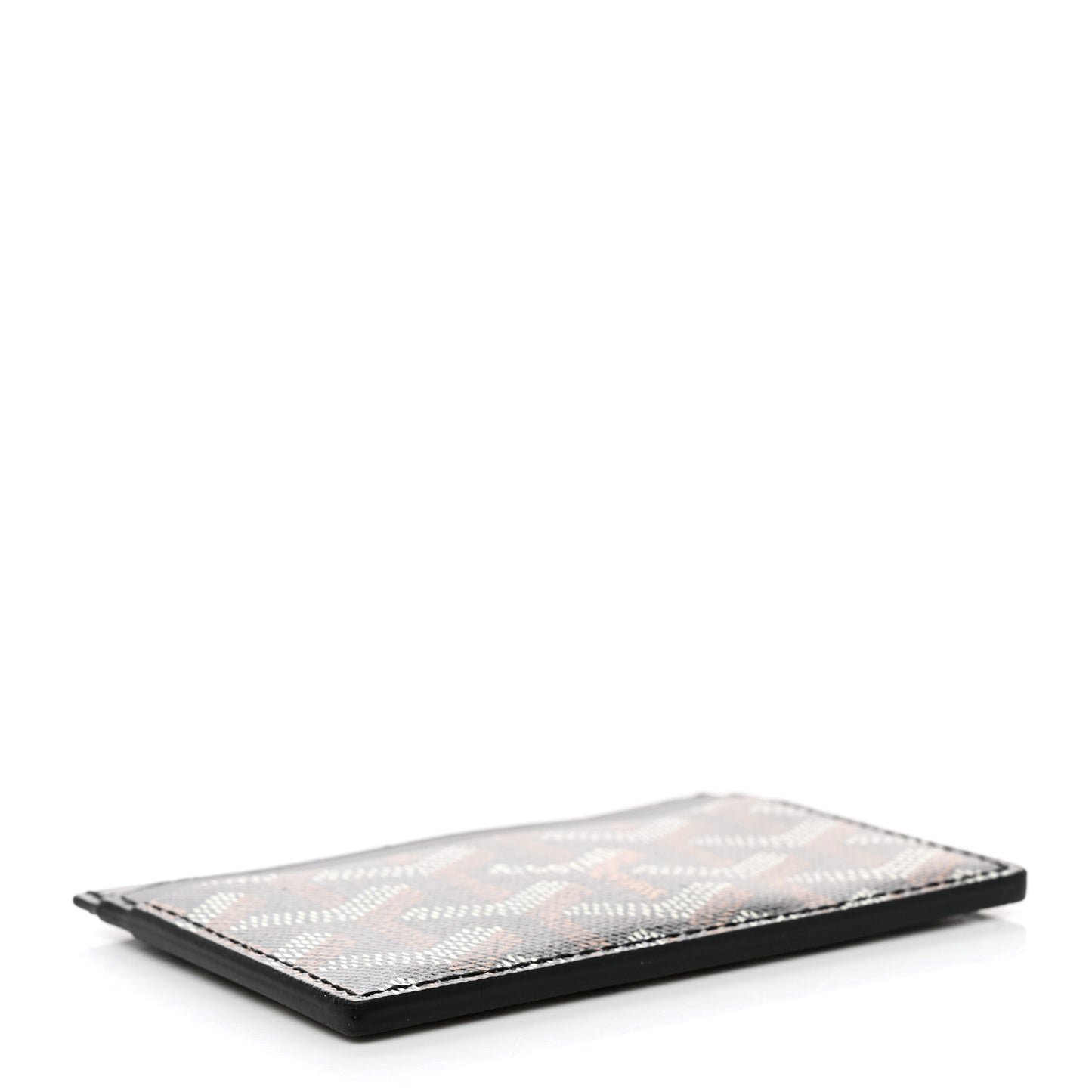 Goyardine Saint Sulpice Card Holder Black