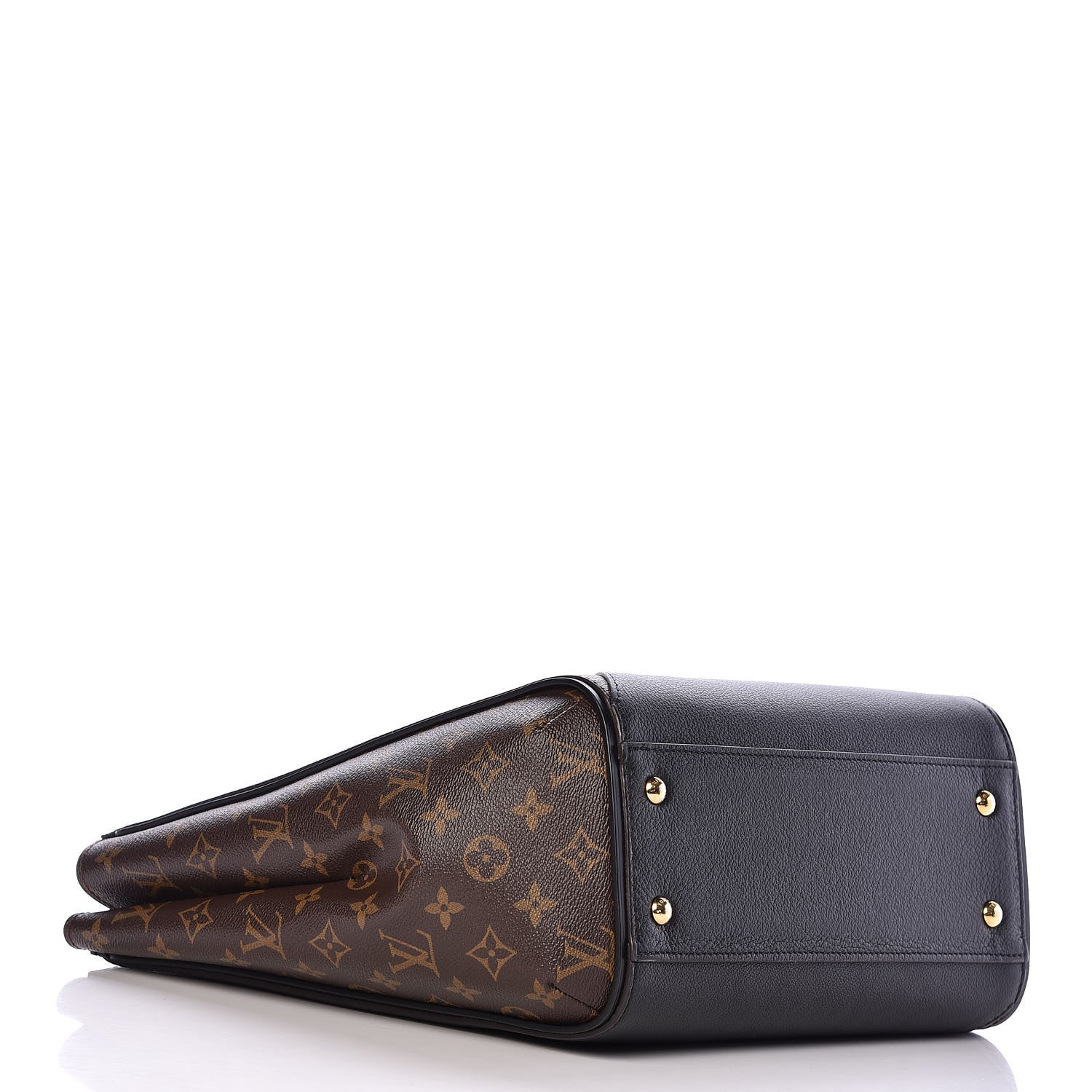 Louis Vuitton Calfskin Monogram Kimono Tote Black 4 of 12