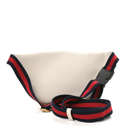 Gucci Grained Calfskin Small Logo Belt Bag White 3 of 9