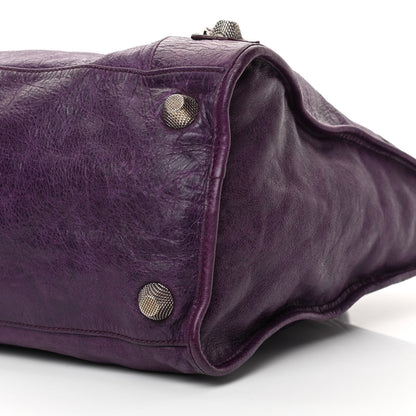 Balenciaga Agneau Giant 21 Silver Hardware Work Raisin 10 of 18