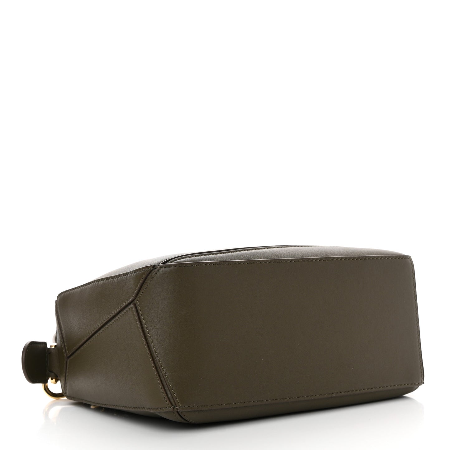 Calfskin Small Puzzle Bag Dark Khaki