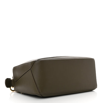 Loewe Calfskin Small Puzzle Bag Dark Khaki 3 of 9