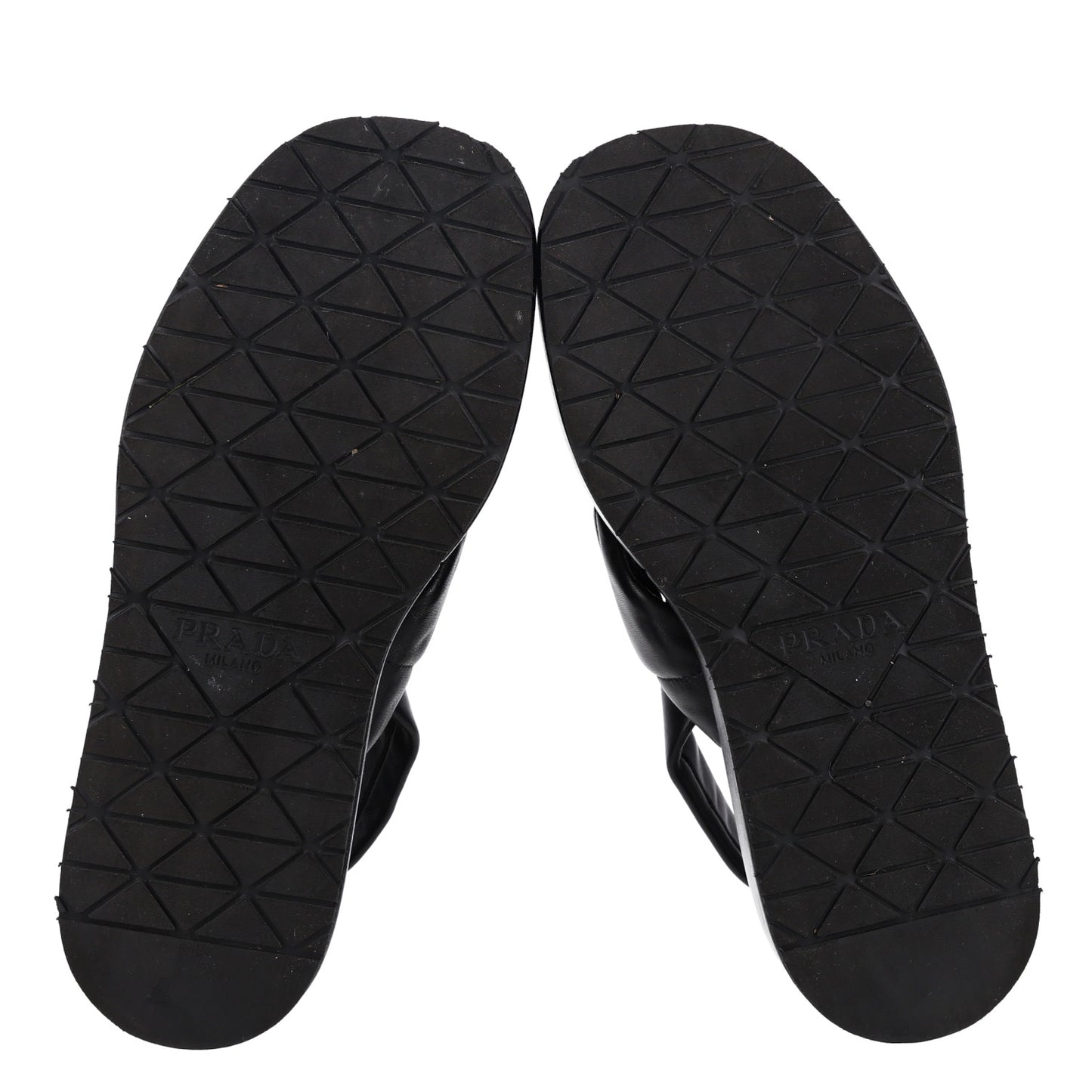 Nappa Padded Blow 20mm Slingback Sandals 36.5 Black
