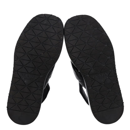 Prada Nappa Padded Blow 20mm Slingback Sandals 36.5 Black 7 of 10